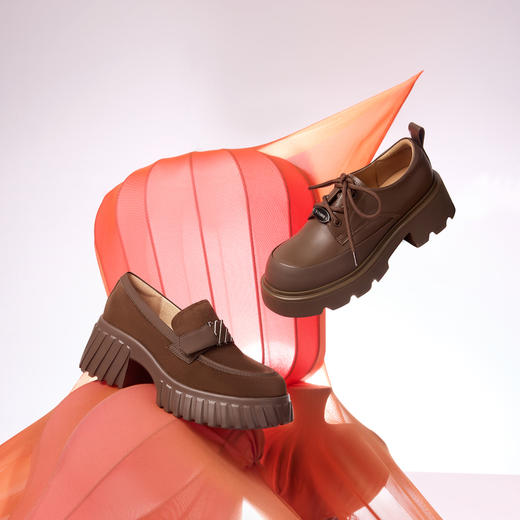 2楼千百度 24年秋季新品 牛津鞋 A24455306 商品图1