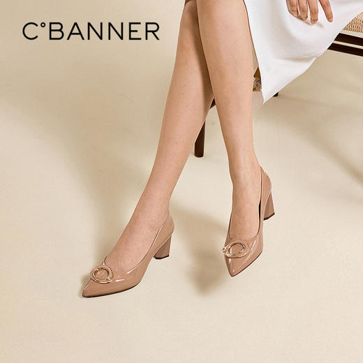 2楼千百度 25年秋季新品 浅口单鞋 A25471688 商品图0