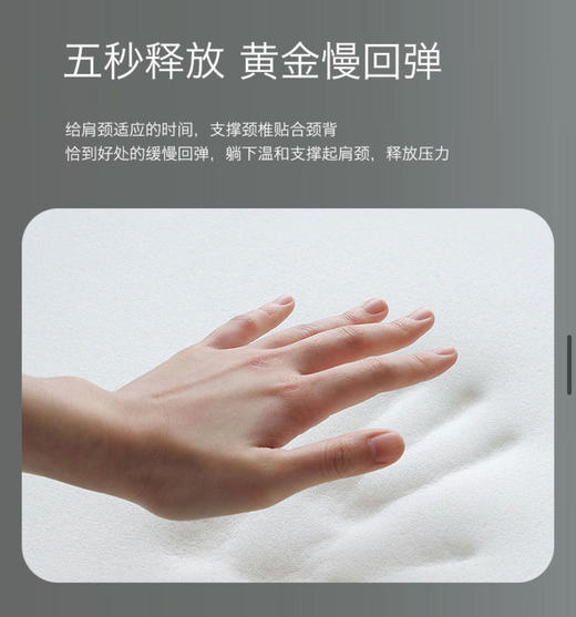 骨科专家认证！【零压助眠深睡枕】六块人体工学分区 专业级护脊枕！双造型枕芯 自适应整晚承托 贴合肩颈曲线，黄金慢回弹，零压深睡！ 商品图3