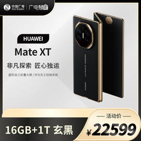 【定金链接，前往线下营业厅缴费办理后退回】HUAWEI Mate XT 16G+1T 玄黑