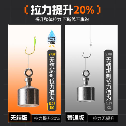 佳钓尼无结翘嘴子线双钩成品长子线金海夕鳊鱼草鱼伊势尼加长鱼线 商品图1