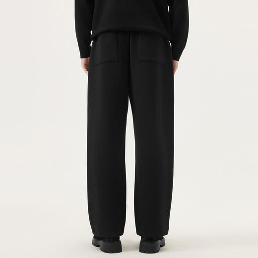 gxg.jeans男装 黑色分割设计休闲宽松卫裤休闲长裤男 25年秋 商品图3