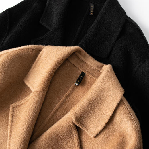 S·Y·C【战袍之春蕾】西装领骆驼 绒加厚保暖大衣外套女LTR240201 商品图4