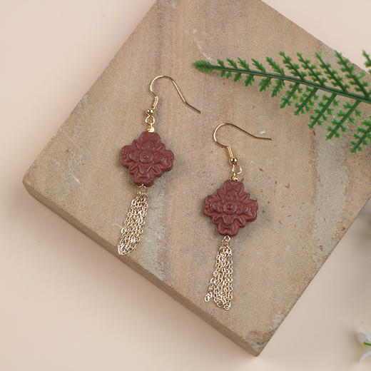 花香十二客：海棠花创意耳环 商品图2