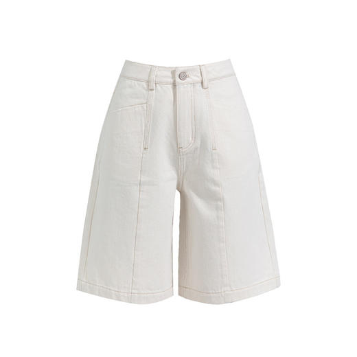 「高货xg」全新升级【铂金会员183/天猫239/差价56】(03048)洛诗琳宽松阔腿牛仔短裤2025夏季薄款高腰显瘦阔腿五分裤 商品图4