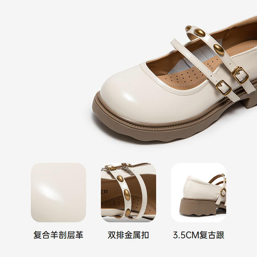 2楼千百度 25年秋季新品 玛丽珍鞋 A25468962 商品图3