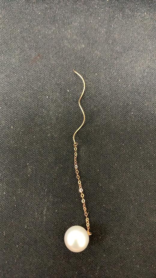 W-EX0109ZZ01R 黛慕妮DEMONE 【TOP爆款】珍珠耳环耳饰耳线轻奢18K金耳钉彩金淡水珍珠 商品图3