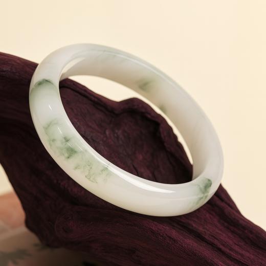 严选 | GIRATI天山翠手镯 赠送同材质吊坠 一物一证 清雅润心 商品图4