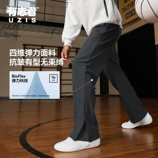 有志者UZIS篮球训练加绒运动长裤男户外健身跑步秋冬直筒休闲宽松裤子重构 商品图3