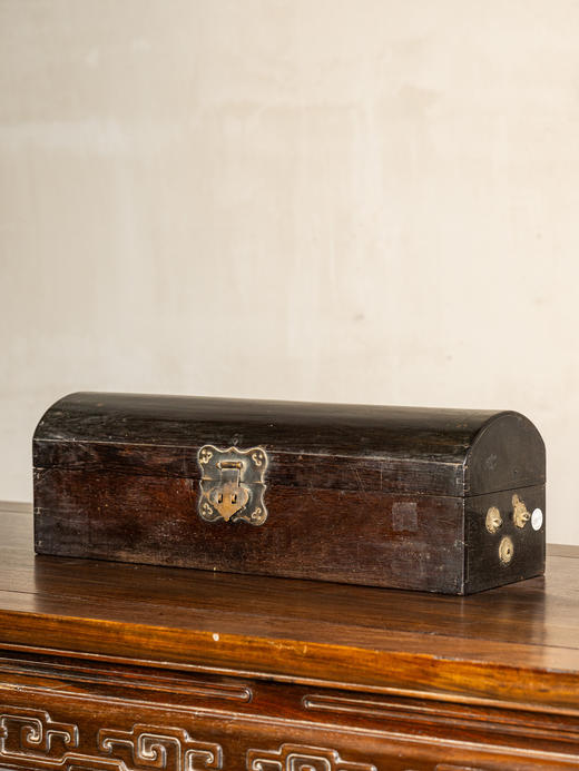 清	鸂鶒木面包顶枕箱 商品图0