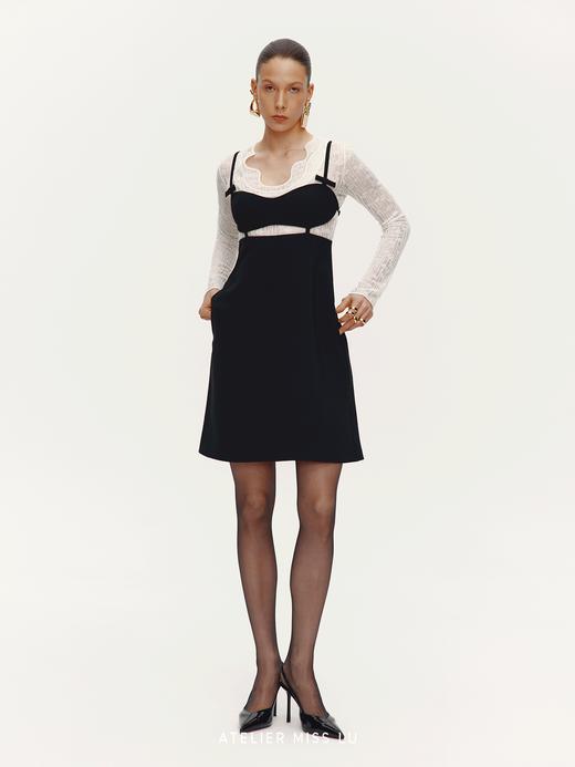 【提线少女】几何线条造型吊带连衣裙 商品图1