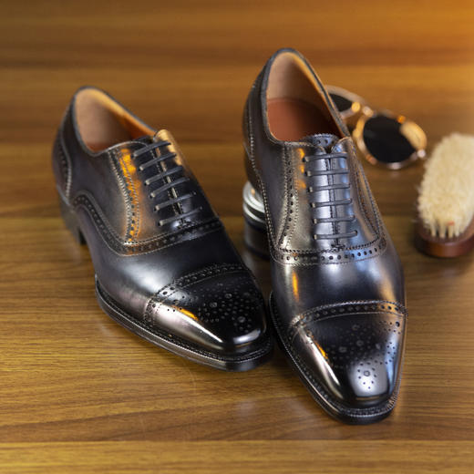 高级沿条缝固特异牛津鞋男士正装皮鞋 -两款可选 商品图6