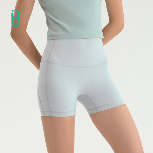 外里新款女式瑜伽三分裤健身训练短裤可外穿收腹提臀安全裤 商品图1