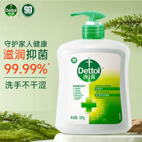 Dettol滴露健康抑菌洗手液经典松木500g（新老包装随机发货，不接受指定哦~）