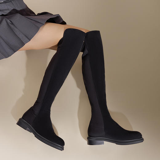 2楼千百度 24年冬季新品 弹力靴/袜靴 A24539510 商品图4