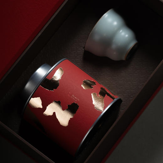 风雅【单小圆罐+杯 红色】26元一套/共6套 商品图1