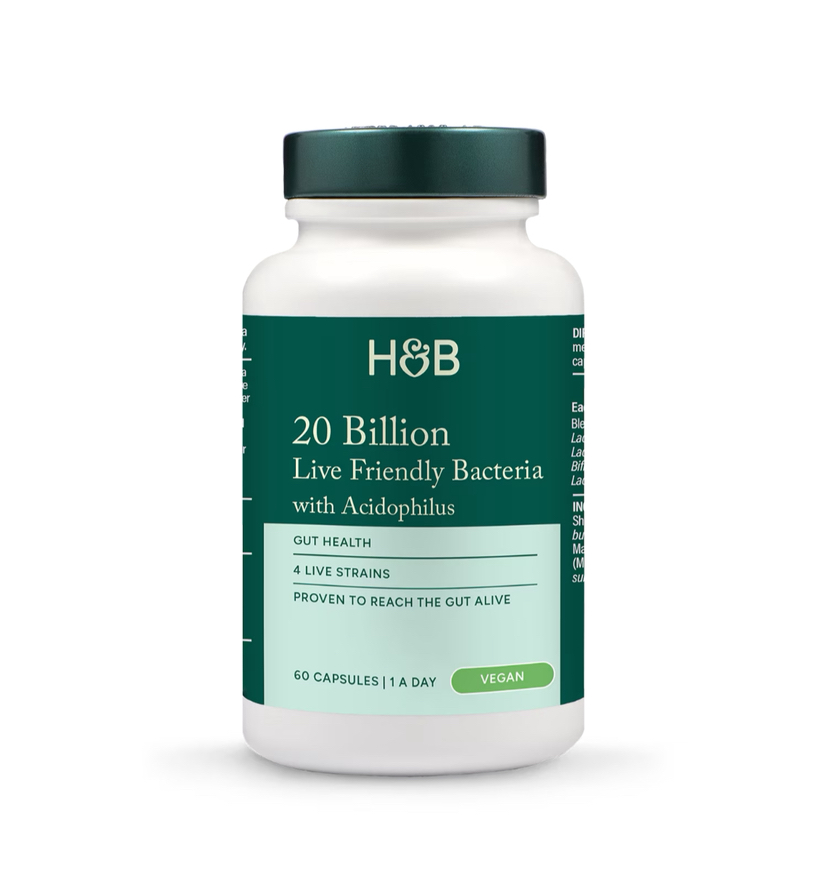 【同步英国专gui最新包装】英国H&B 200亿益生菌增强版