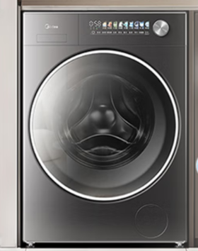 美的（Midea）滚筒洗衣机全自动 带烘干洗烘一体 MD10VC1 10公斤洗烘一体机 纯平全嵌 元气  一级能效