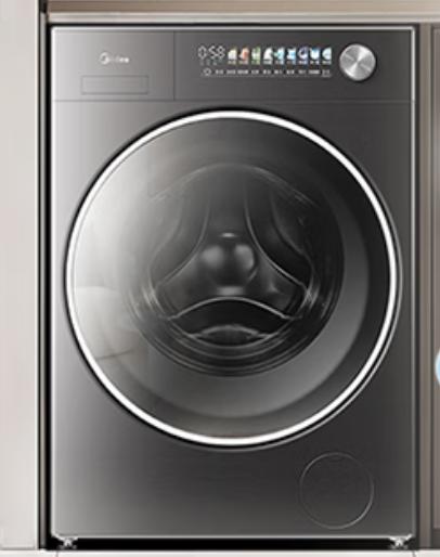 美的（Midea）滚筒洗衣机全自动 带烘干洗烘一体 MD10VC1 10公斤洗烘一体机 纯平全嵌 元气  一级能效 商品图0
