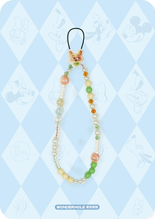  奇妙洞物便携手机链迪士尼挂件手机链条腕带防丢绳链子手工创意适用于手机配件 商品图3