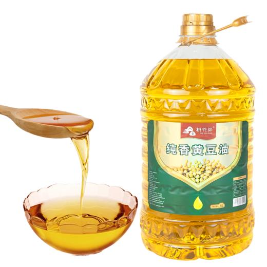 【食用油】桃花峁陕北纯香黄豆油（非转基因） 5L/桶 商品图0