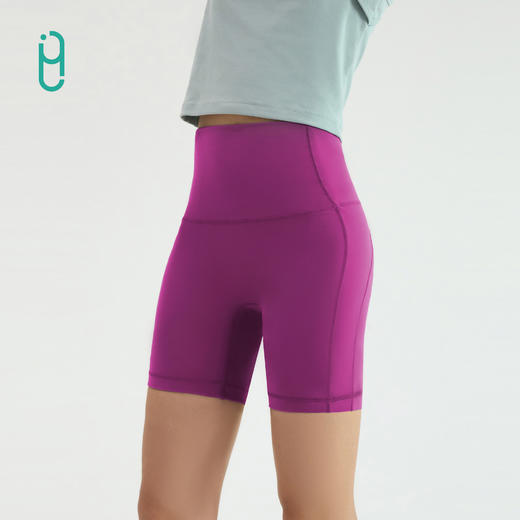 外里新款女式瑜伽三分裤健身训练短裤可外穿收腹提臀安全裤 商品图6