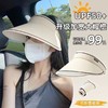 [透小蜜心选]【活动价￥11.9 ￥15.9】【夏季防晒必备！抢🔥】UPF50+大帽檐遮阳帽，玻尿酸脸基尼全脸防晒口罩面罩 商品缩略图5