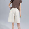 「高货xg」全新升级【铂金会员183/天猫239/差价56】(03048)洛诗琳宽松阔腿牛仔短裤2025夏季薄款高腰显瘦阔腿五分裤 商品缩略图2