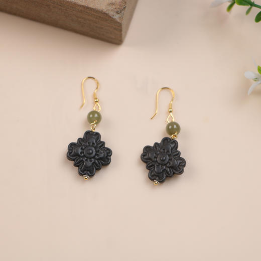 黑龙涎：海棠花创意耳环 商品图3
