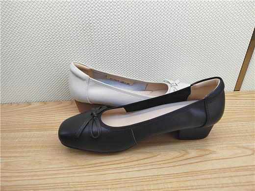 豪行春季新款23173215真皮浅口休闲低跟女鞋单鞋 商品图2