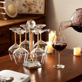 摩登主妇红酒杯套装轻奢分酒器家用玻璃杯葡萄酒杯醒酒器高脚杯子