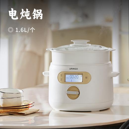 电炖锅 | 隔水蒸汽炖 4个0.5升小炖盅+1个2.5升大炖盅 满足家庭不同需求 天然白瓷炖盅 真养炖不破坏食材 变频细炖锁营养 商品图0