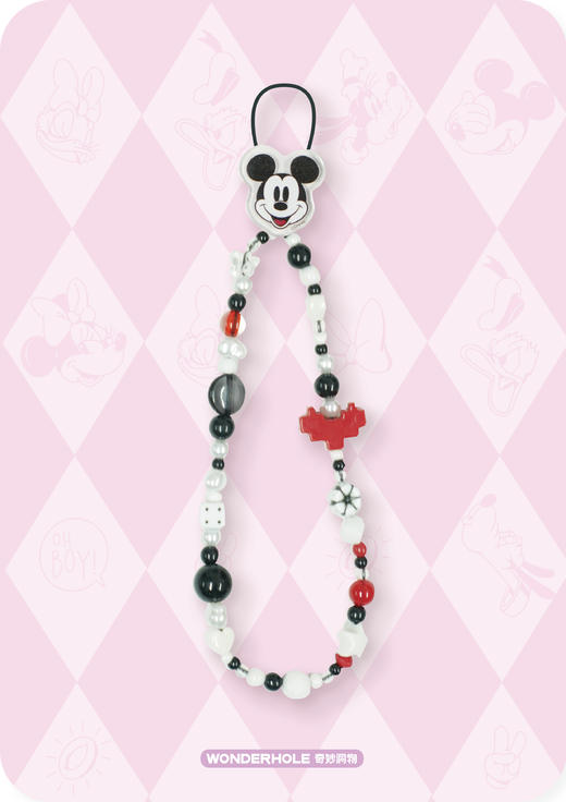  奇妙洞物便携手机链迪士尼挂件手机链条腕带防丢绳链子手工创意适用于手机配件 商品图5