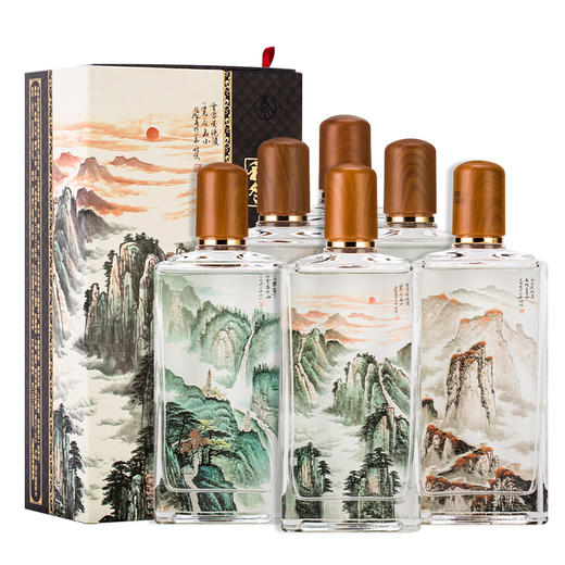 【直播专属】【央视力荐·五粮液股份民族颂】三大央视频道热播剧爆款酒水！国家一级美术师画作等比例复刻 总厂出品 国标优级 经典52度浓香 单瓶单礼盒、一瓶一风味 商品图2