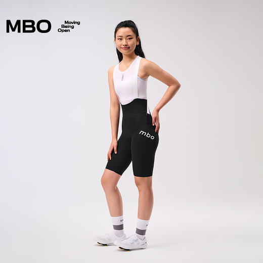 MBO女子高腰快拆背带骑行短裤ATT332夏季新款户外便携穿脱骑行裤 商品图3