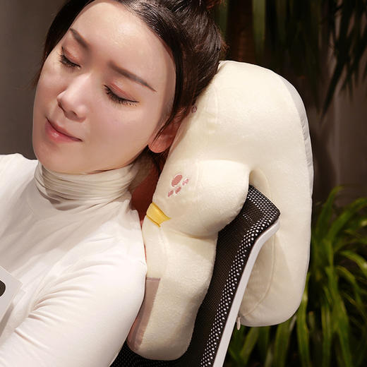 自然醒冰丝抱抱猫V型午睡枕女生午休睡觉神器小学生儿童桌上枕头专用QYL 商品图10