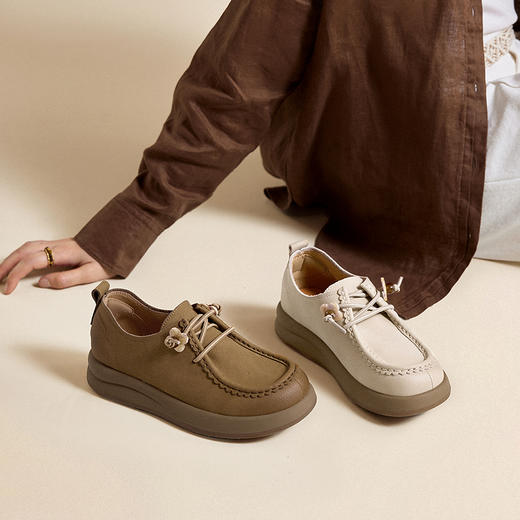 2楼千百度 25年秋季新品 牛津鞋 A25413005 商品图1