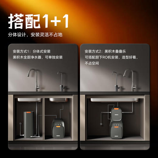 韦思卡尔黑积木全厨中央净水器 商品图4