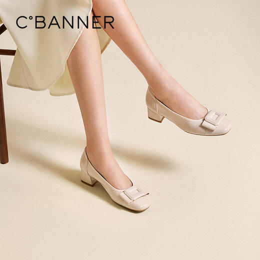 2楼千百度 25年秋季新品 浅口单鞋 A25490903 商品图0