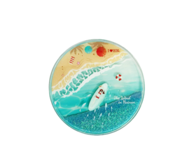 海南悠闲假日流沙磁贴-琼