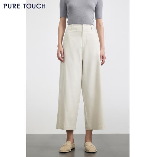 PURE TOUCH休闲女裤显瘦百搭舒适透气日常穿搭必备 商品图1