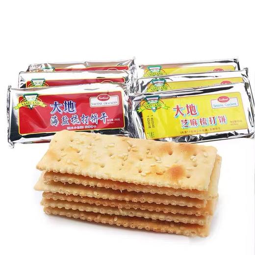 大地香港vastland梳打饼干海盐芝麻味苏打饼干200g 商品图0