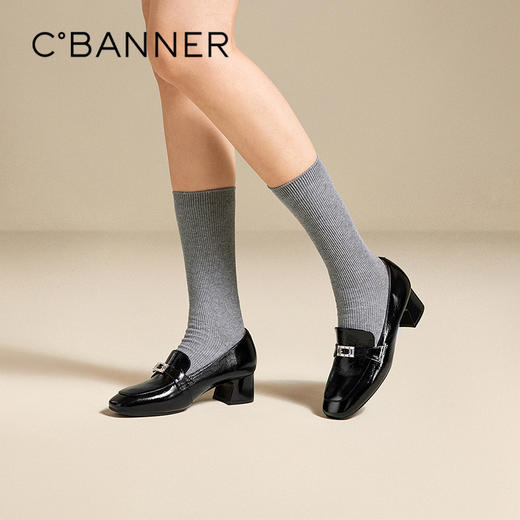 2楼千百度 25年秋季新品 乐福鞋 A25421911 商品图0