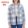 2025最新款来了，太好穿了！Sage女士百搭长袖保暖法兰绒抓绒格子衬衫，美国直邮特价230元🉐包税包邮到手🔥 商品缩略图6