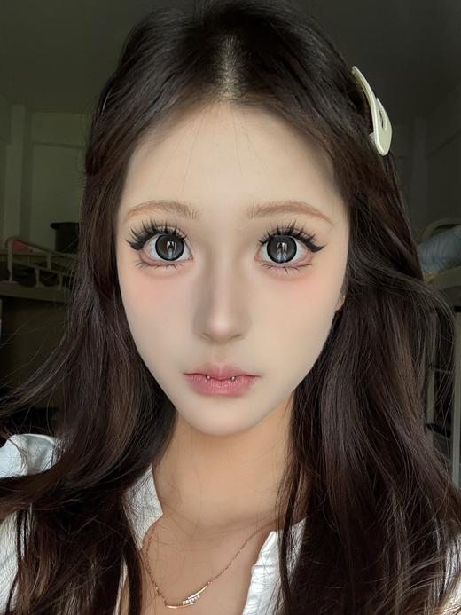 liliyacon日抛6片 · 笨蛋比熊&桃之夭夭· 14.5mm白狮参考着色大直径 商品图9