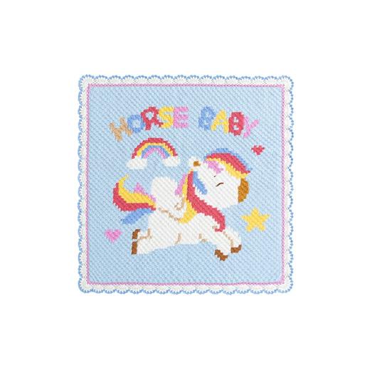 苏苏姐家小马毯子手工编织自制diy钩针毯子材料包毛线团预 商品图4