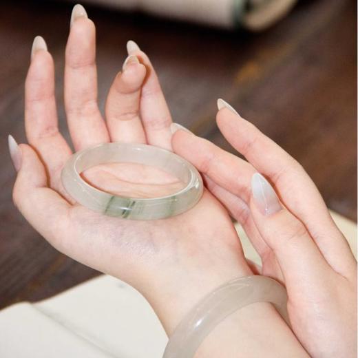 严选 | GIRATI天山翠手镯 赠送同材质吊坠 一物一证 清雅润心 商品图1