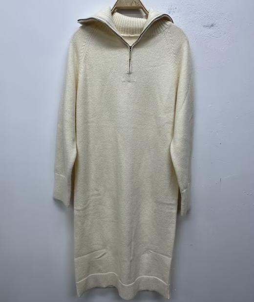 15 WS立领百搭毛织连衣裙31016（杏） 冬季 314064032105 商品图0