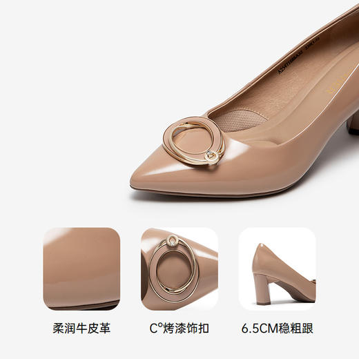 2楼千百度 25年秋季新品 浅口单鞋 A25471688 商品图3