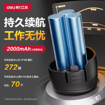 得力12V手电钻电动螺丝刀锂电钻多功能家用充电式起子机电动工具套装 商品图7